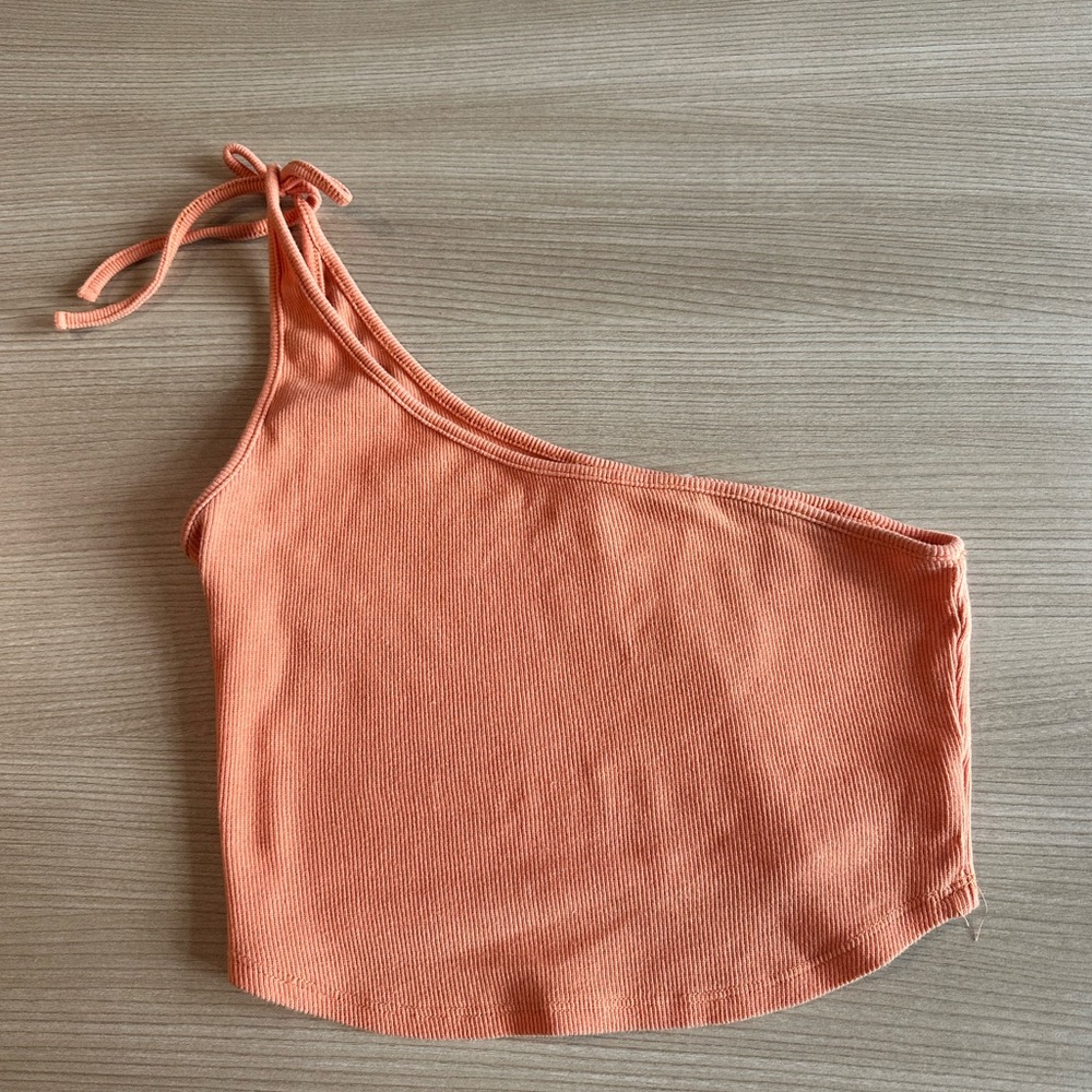 PacSun Orange One Shoulder Tank
